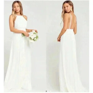 SHOW ME YOUR MUMU Amanda Maxi Dress ~ Wedding Cake Chiffon - XS - NWT